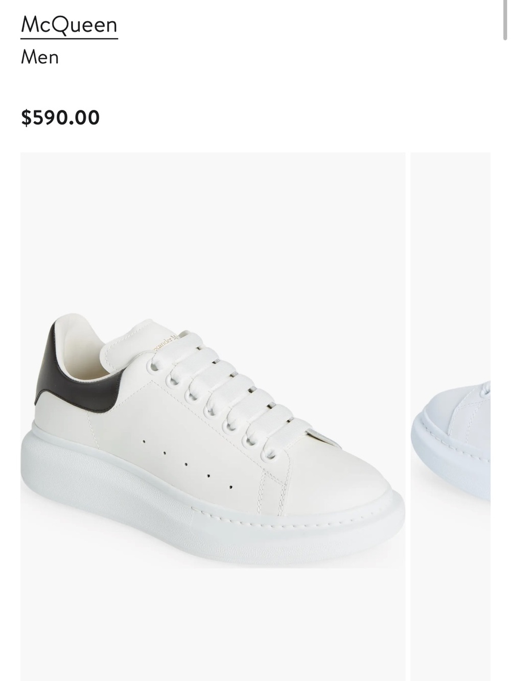Alexander McQueen Mens sneakers size us 13 worn once